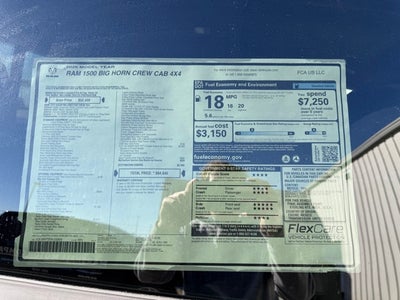 2026 RAM 1500 RAM 1500 BIG HORN CREW CAB 4X4 5'7' BOX